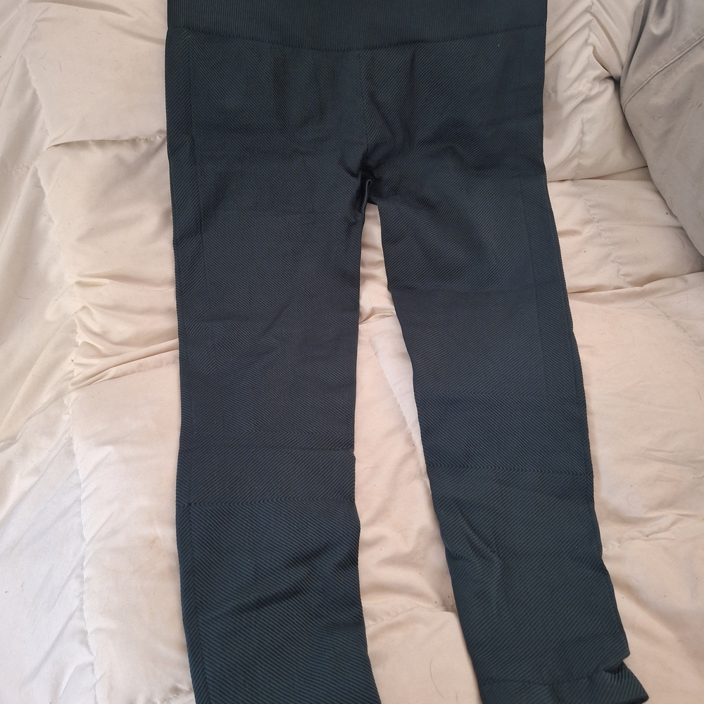 SPANX Dark Green Leggings